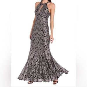 Floor length mermaid gown